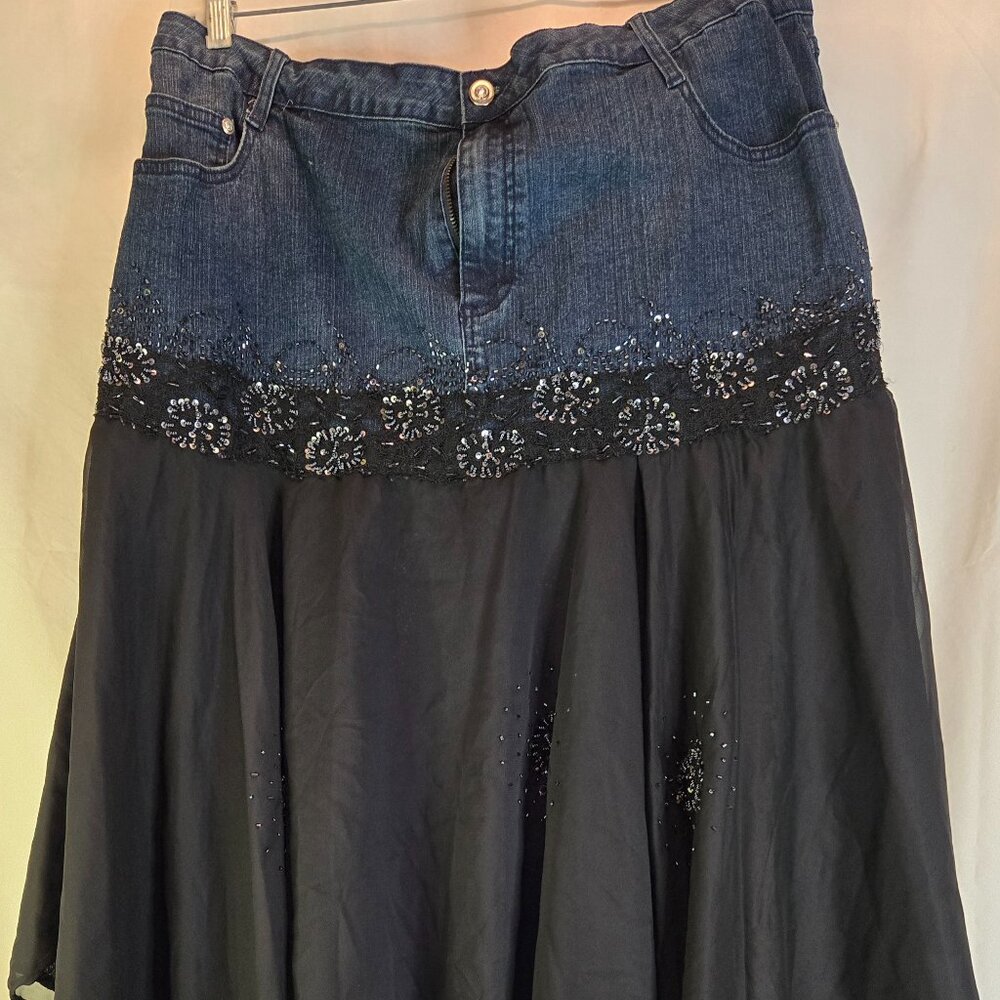 Blue Jean Skirt